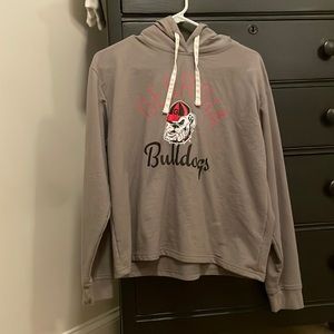 🩶 gray champion ga bulldogs hoodie (it’s slightly cropped) size M